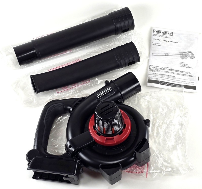 CRAFTSMAN 40 Volt Max Cordless Sweeper Leaf Blower 40V Model CMCBL98021 NEW gallery