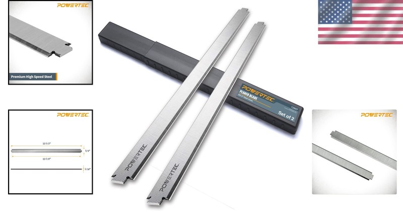 Precision 13 Inch HSS Planer Blades Compatible with Ridgid TP1300 Series gallery