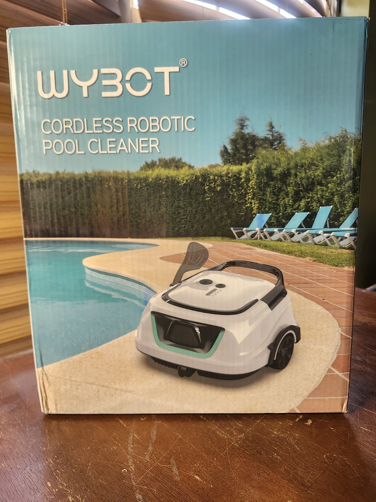 Wybot A1 Cordless Robotic Pool Cleaner OS2010 White Green gallery