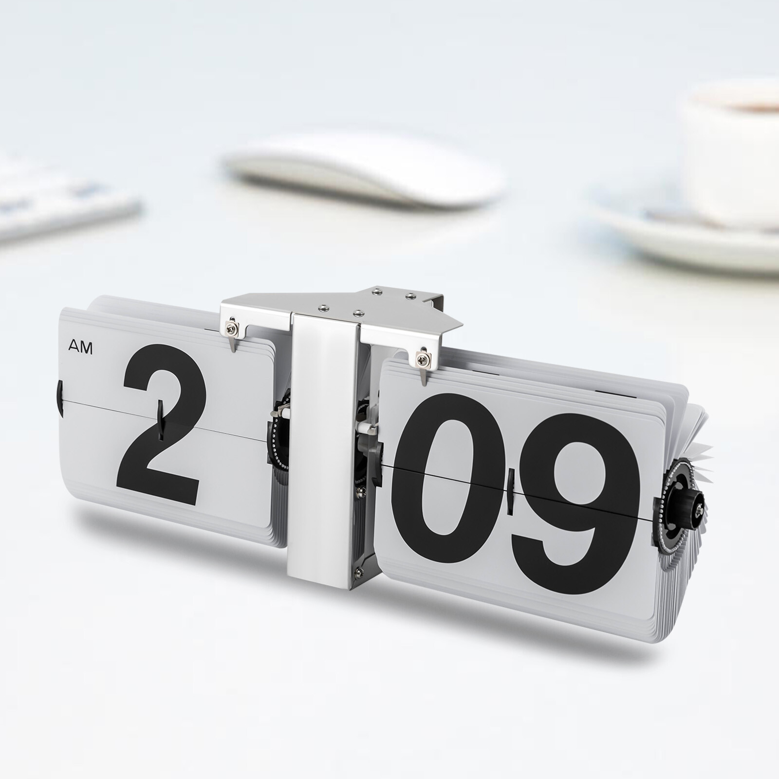 Retro Wall Mount/Tabletop Flip Clock Battery Powered Digital Display Clock gallery