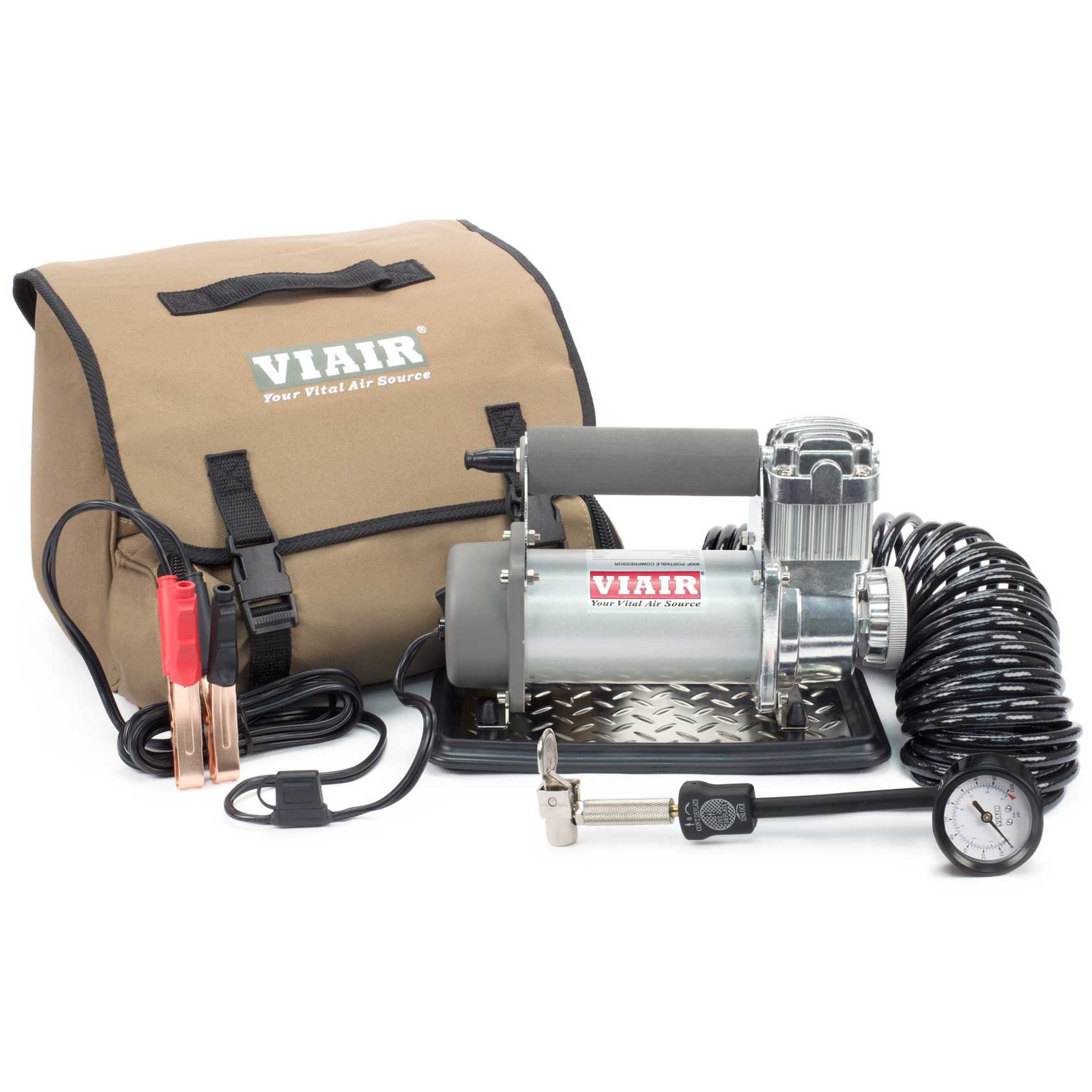 Viair 40043 400P Portable Compressor Kit (12V, 33% Duty, 150 PSI, 40Min. @30PSI) gallery