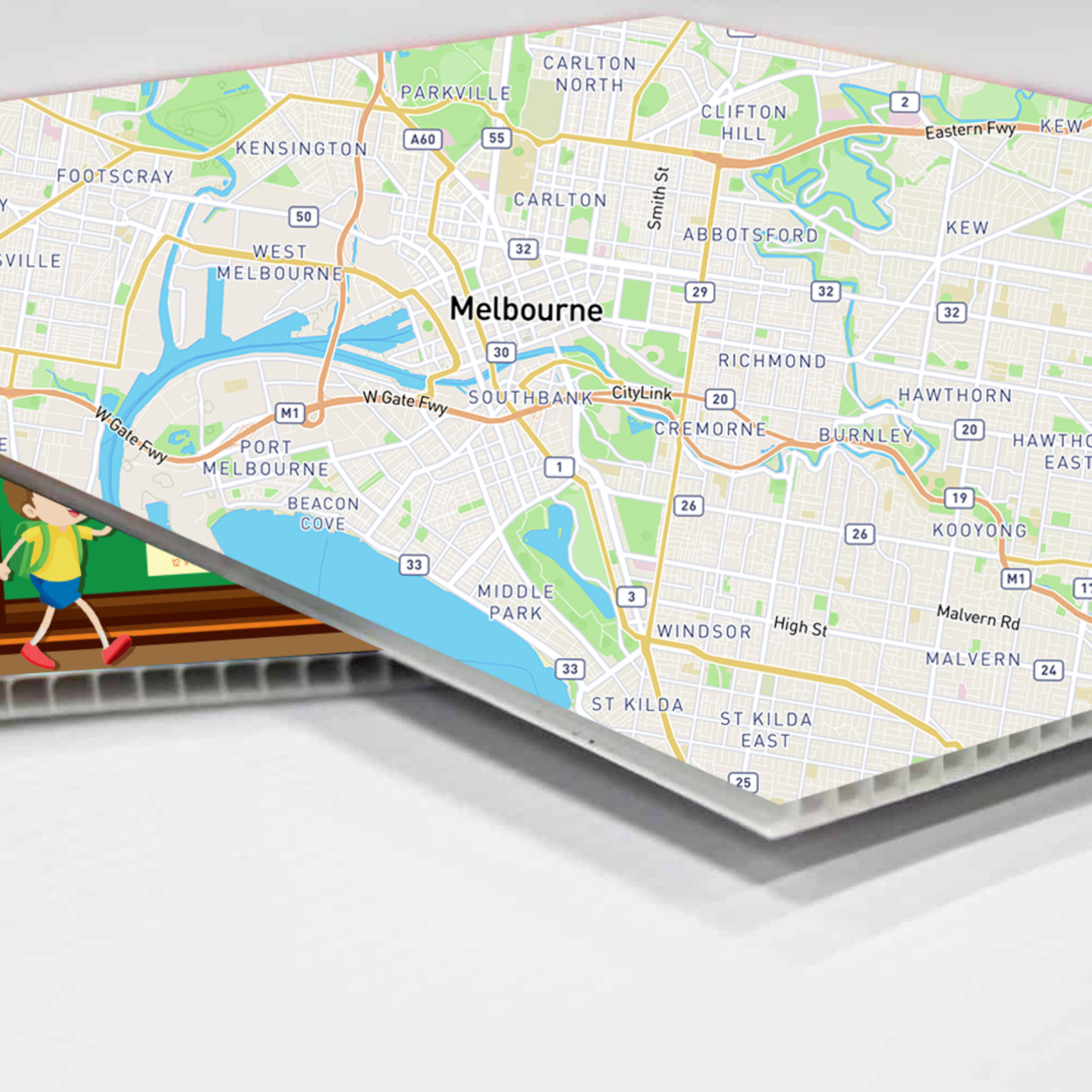 The Nba Regular Season 5mm thick Plastic Poster Ready to Hang 60x45cm gallery