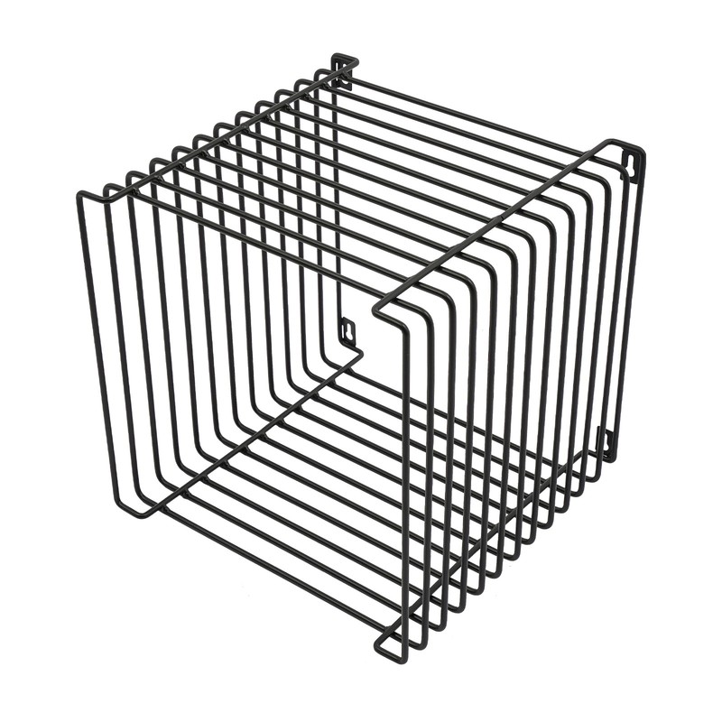 Side Table, Square Geometry Side Table, Linear Metal End Table gallery