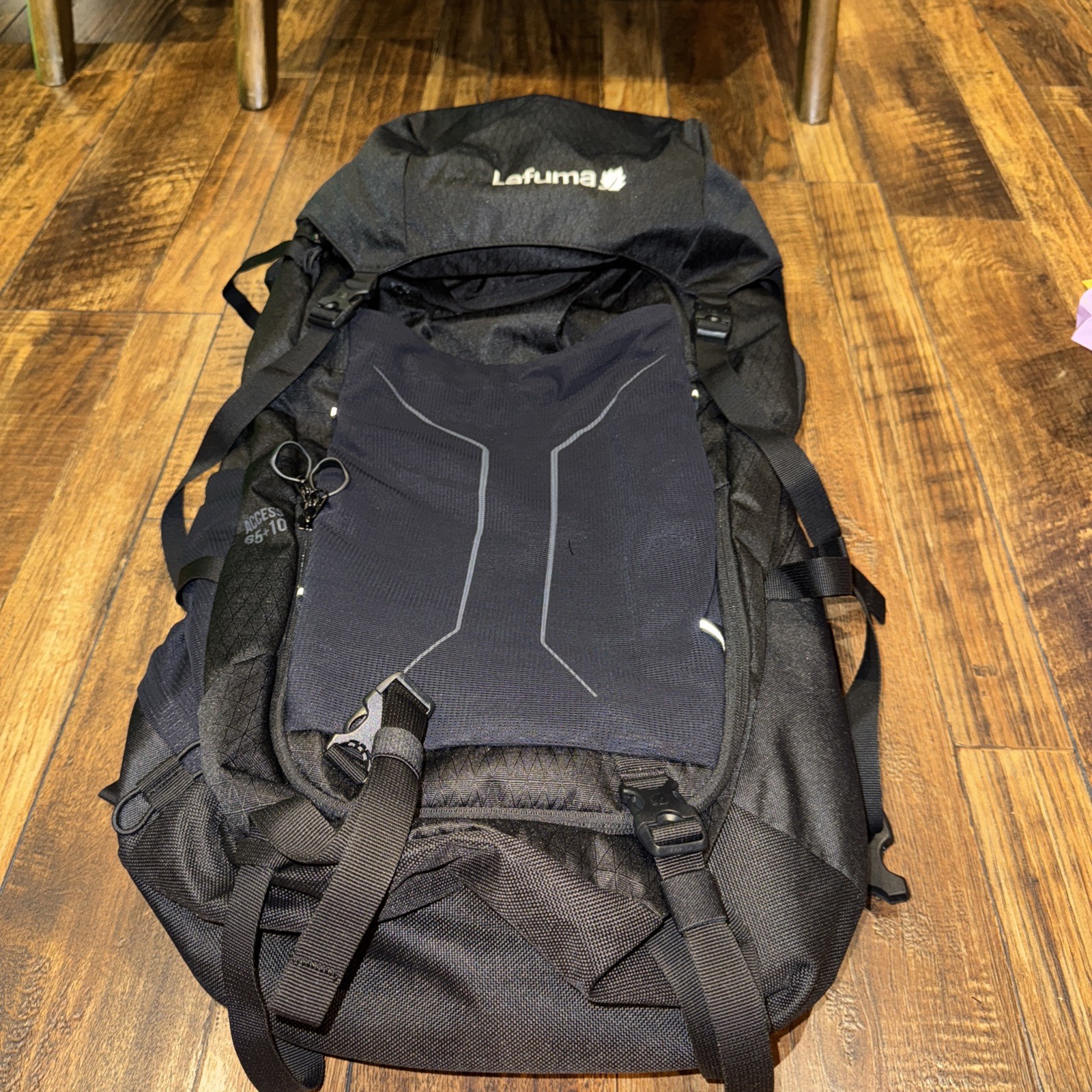 HIKING BACKPACK LAFUMA 65+10 ACCESS (BLACK)