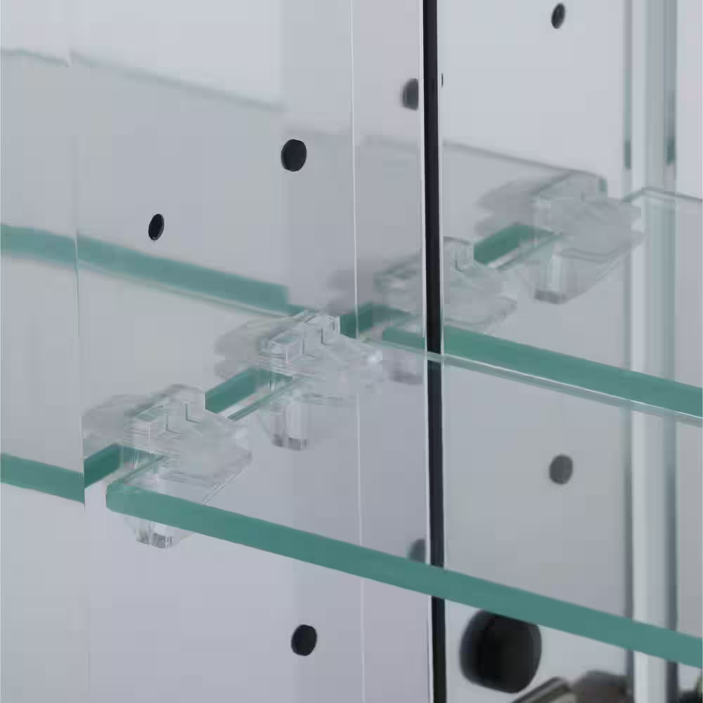 48 In. W X 26 In. H Rectangular Medicine Cabinet with Mirror gallery