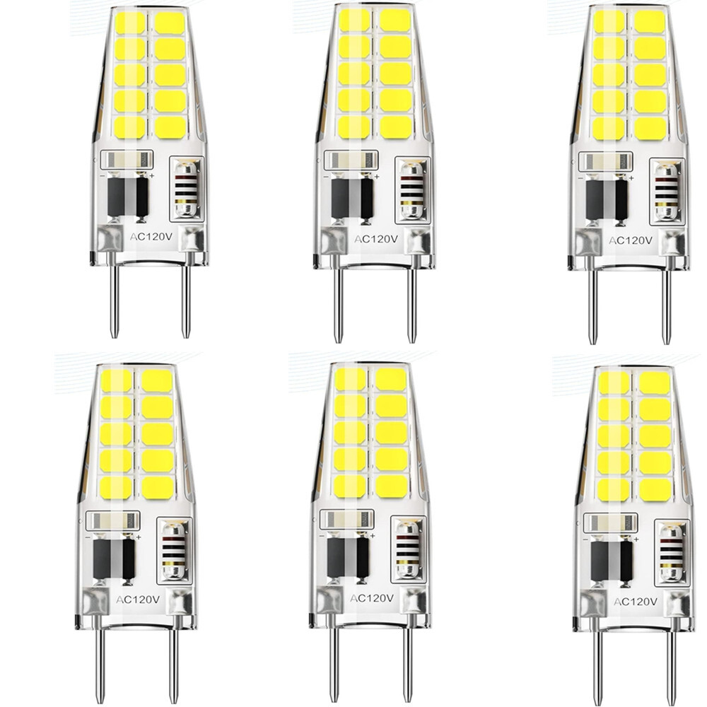 6PCS Dimmable G8 Led Bulb Daylight White 120V T4 20w Under Cabinet Light Bulb gallery