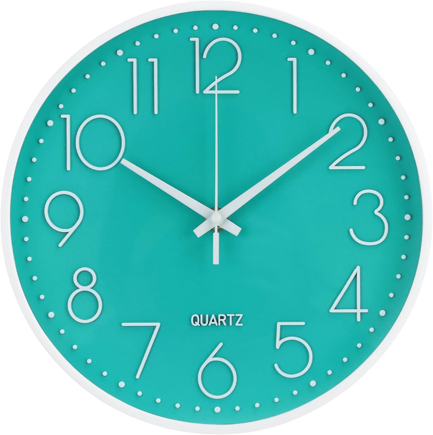 Wall Clock Non-Ticking Silent Modern Simple Style round Decor Clock Stereoscopic gallery