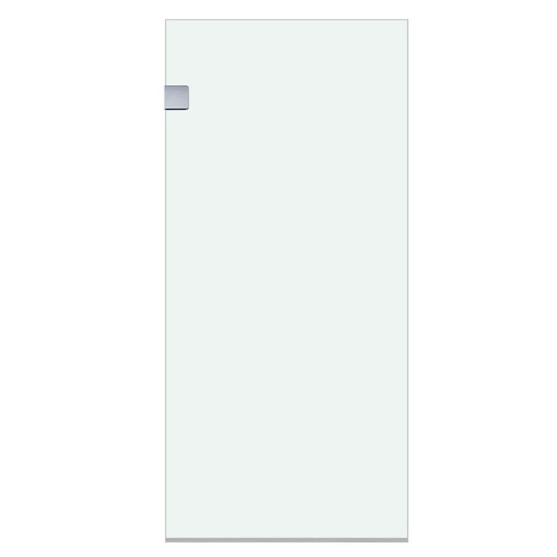 Milan 3/8" Fixed Panel Shower Screen with Clear Tempered Glass & Multiple Finish gallery