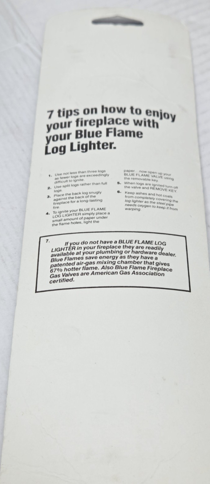 Blue Flame Log Lighter Key - Brass Color 1/4” Socket Approx. 8”L gallery