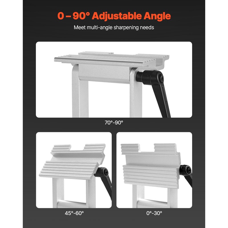 Adjustable Tool Rest Sharpening Jig for 6" or 8" Bench Grinder and Sander gallery