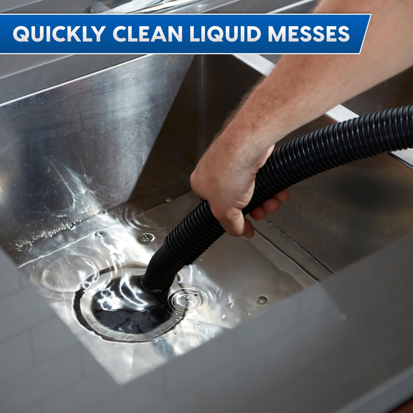 Clean Wet and Dry Messes Fast - Vacmaster 5 Gallon 3 Peak HP Vacuum gallery