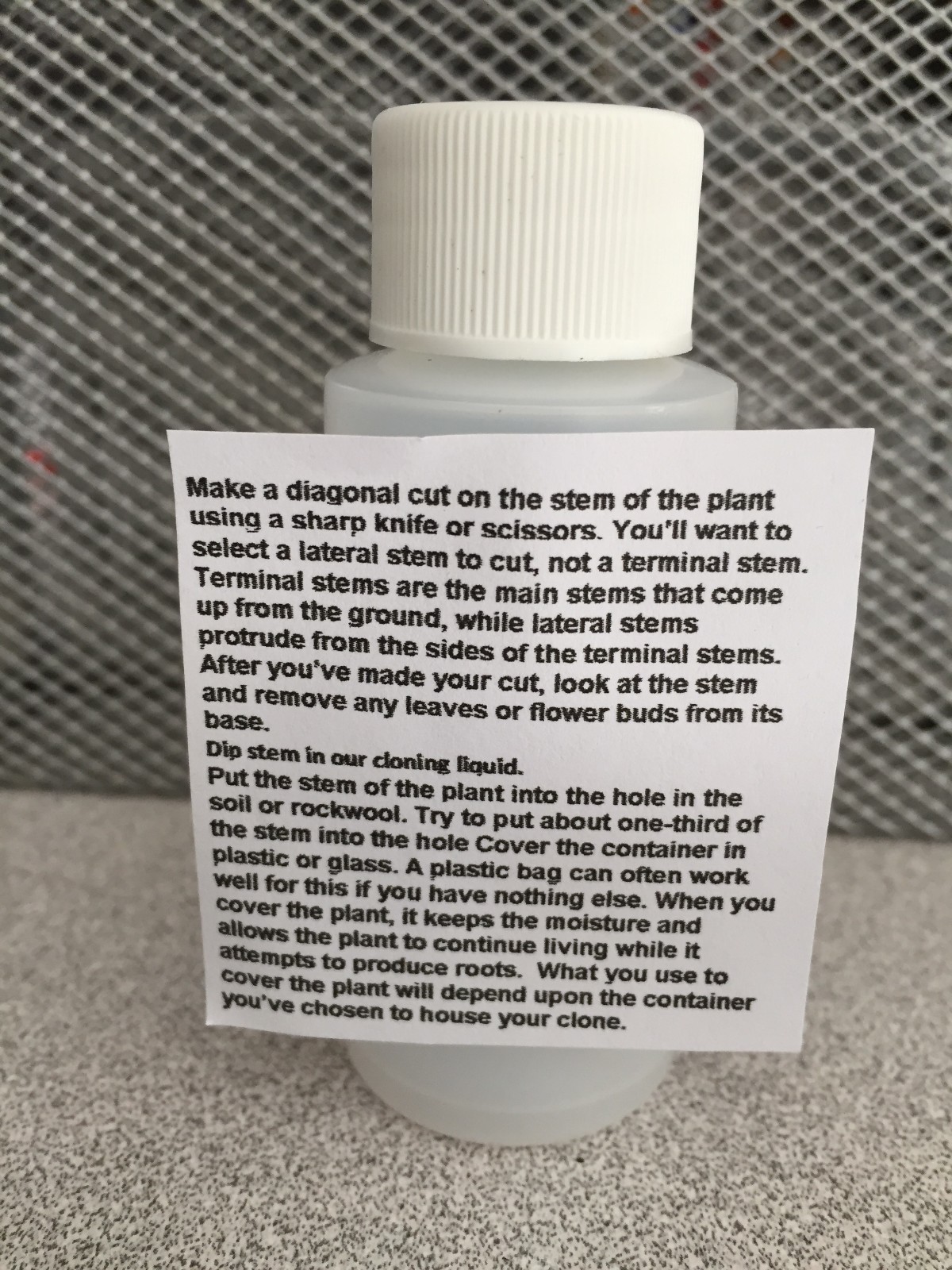 Clone Queen 1 Ounce- rooting clone cutting solution hydroponics propagation gallery