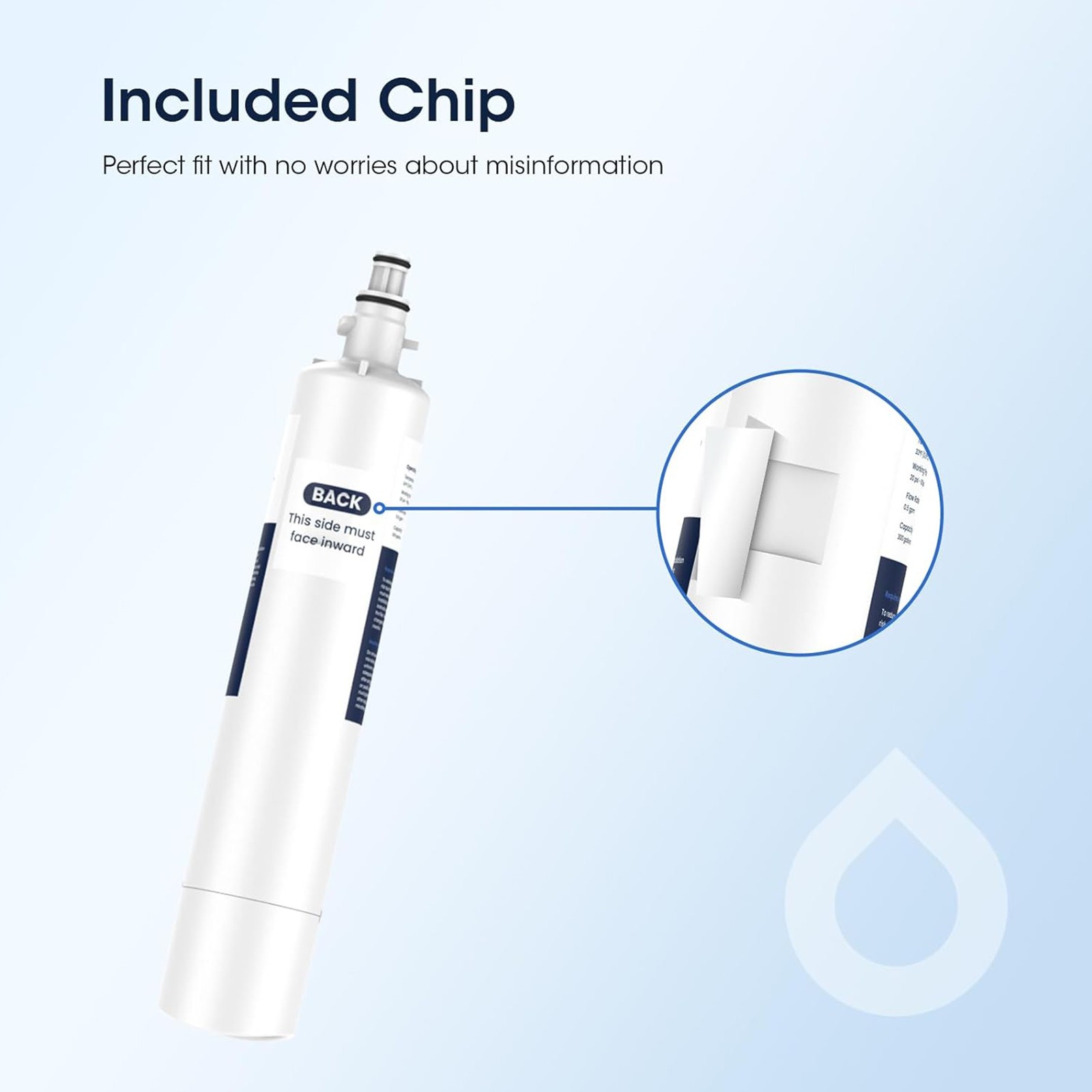 GLACIER FRESH Replacement for RPWFE, RPWF (Built-in CHIP) Filters - Choose Pack gallery