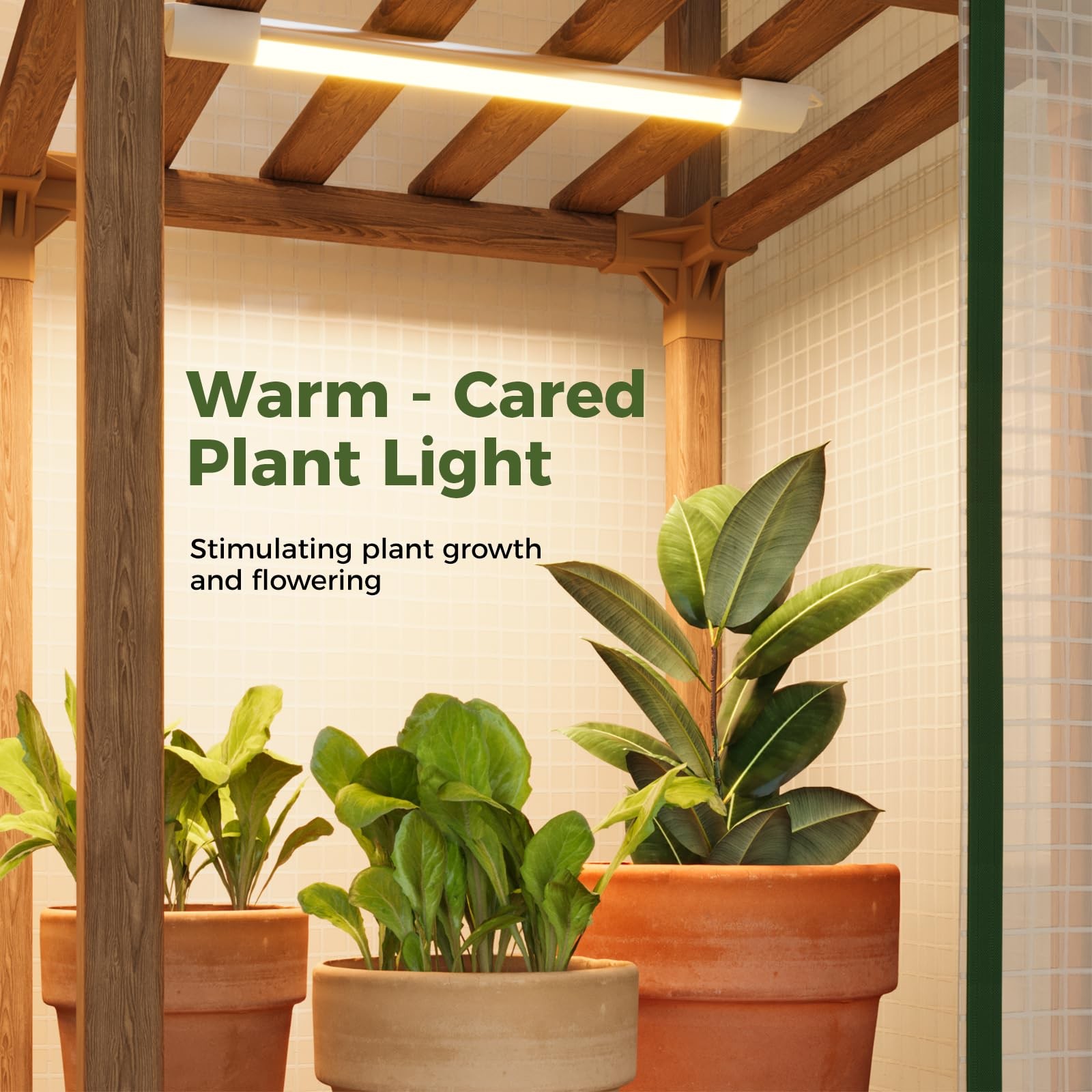 Mini Greenhouse with Grow Light 3Tier Plant Stand for Outdoor Pots gallery