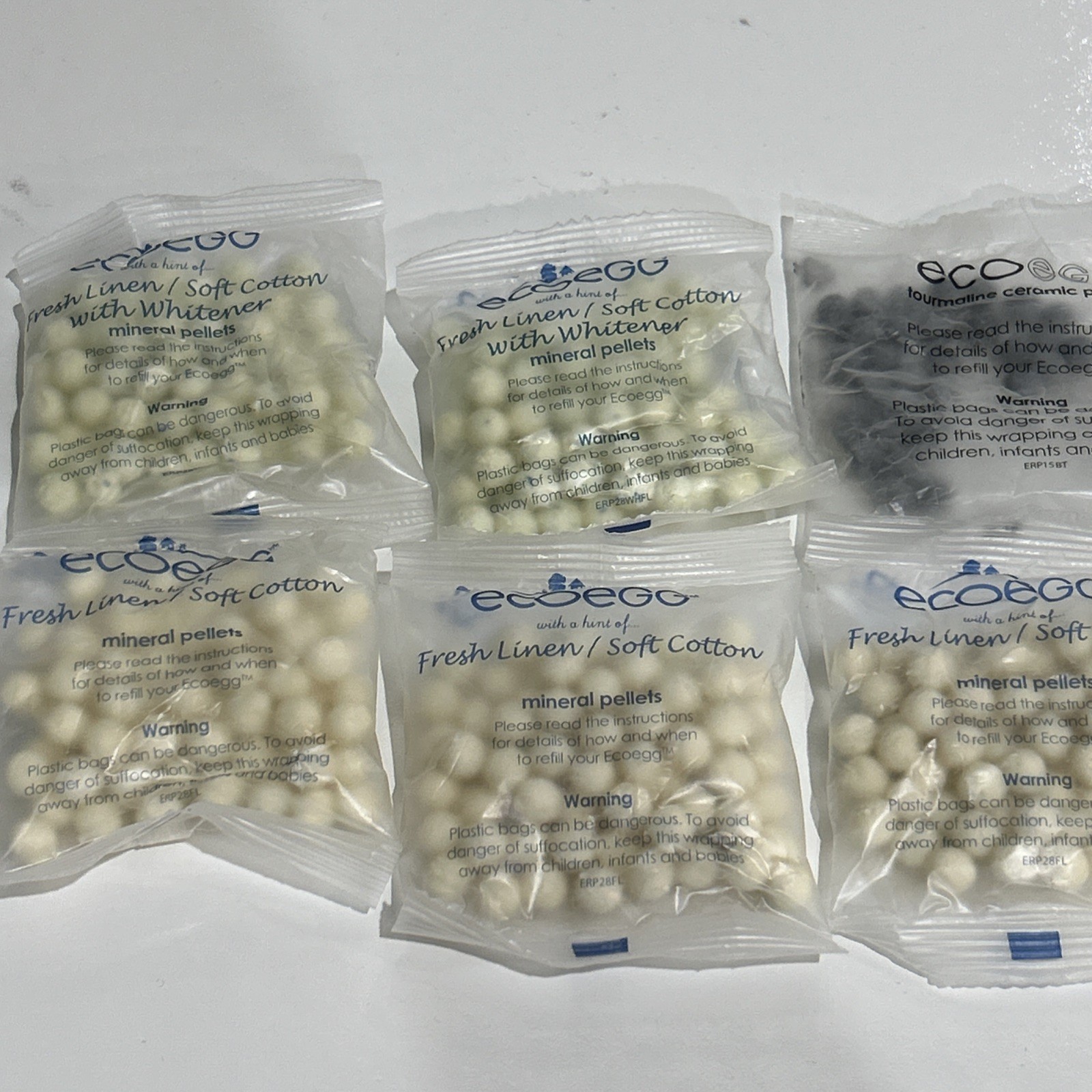 Ecoegg Laundry Egg Refill Mineral Pellets & Tourmaline Beads Fresh Linen gallery