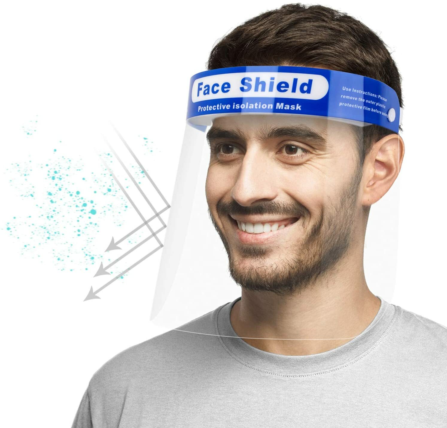 (2-PACK) Face Shield - Anti-Fogging -Transparent - # FACE-02.HAW gallery