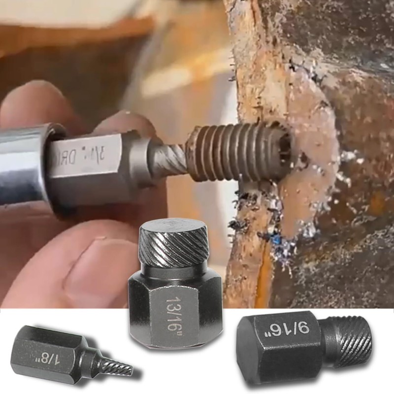25 PCS Impact Bolt Extractor Set Nut Remover Set Stripped Extraction Socket Tool gallery