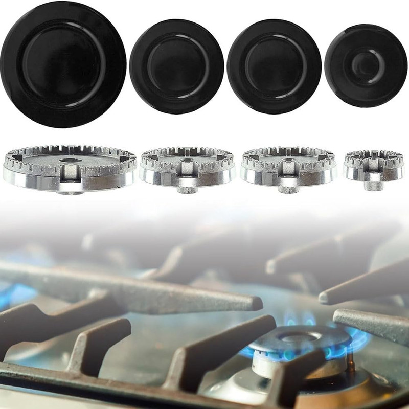 Universal Burner Crown Flame Cap Oven Cooker Hob Gas for Flame Burner Cap Crown gallery