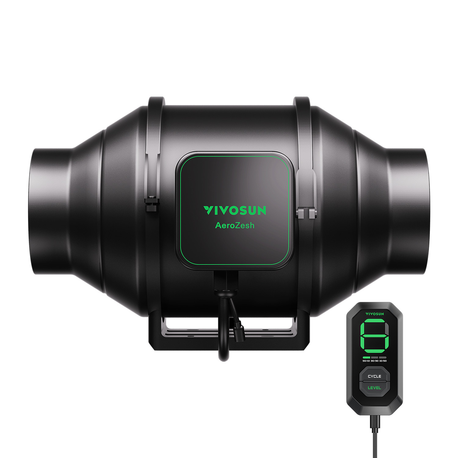 VIVOSUN AeroZesh S4/S6/S8 Inline Duct Fan Smart Ventilation System For Grow Tent gallery