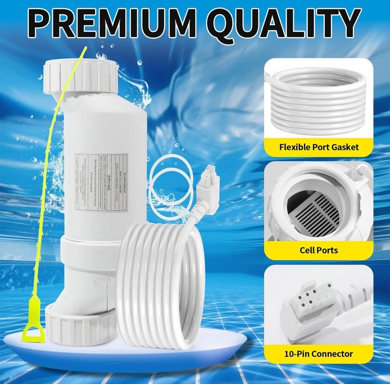 Replacement Salt Cell for Hayward W3T-CELL-15 40000 Gallons-15 ft cable gallery