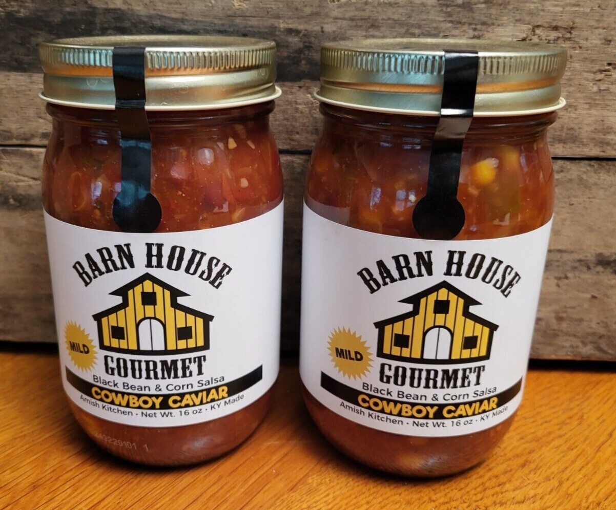 Salsa Mild Cowboy Caviar  Barn House Gourmet All Natural Amish Kitchen 16 Oz gallery