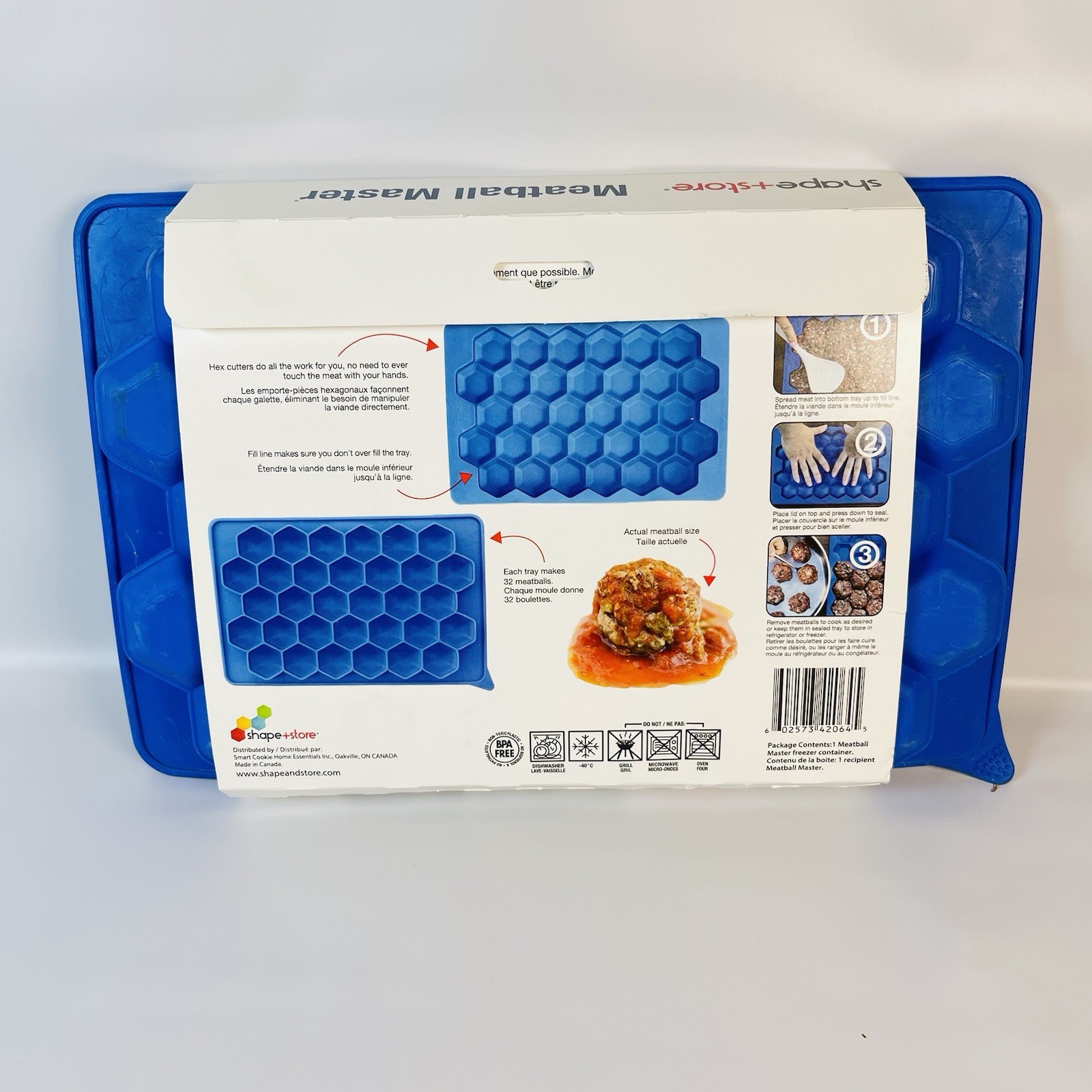 Shape+Store Meatball Master Cookie Dough Silicone 32 Balls 1oz ea- Free Shipping gallery