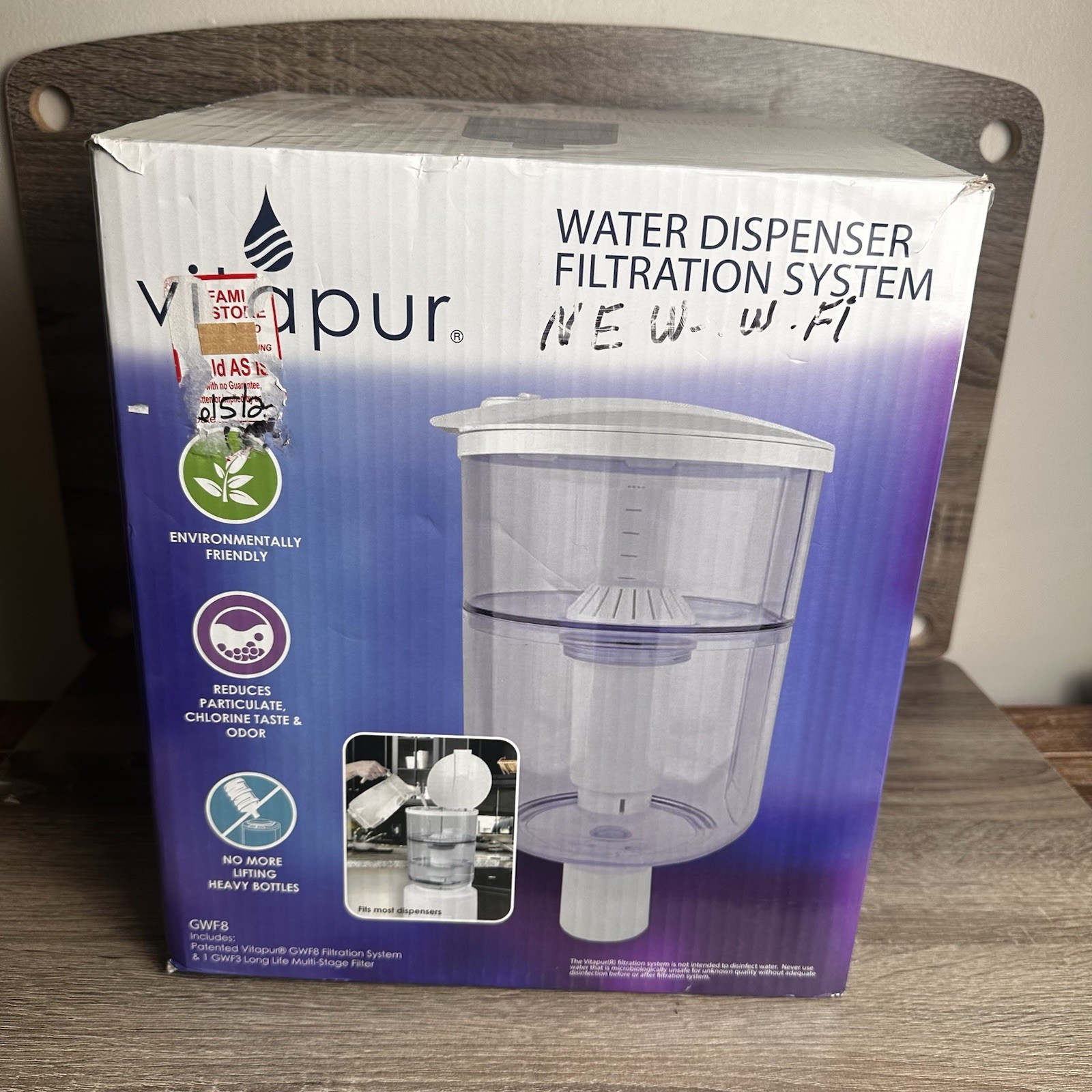 Vitapur Top Load Water Dispenser Filtration System GWF8 Tank 211 Gal/800L New gallery