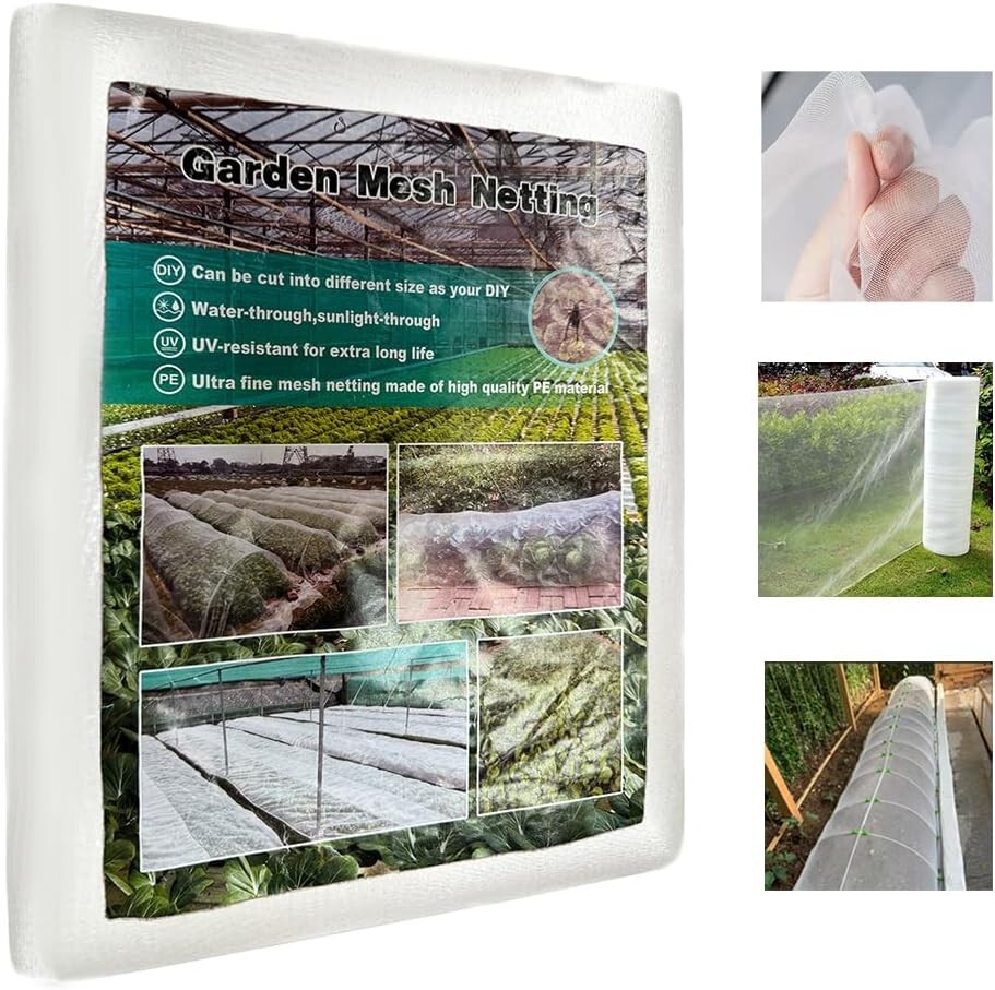 20~50ft Mosquito Garden Bug Insect Netting Barrier Bird Net Plant Protect Mesh gallery