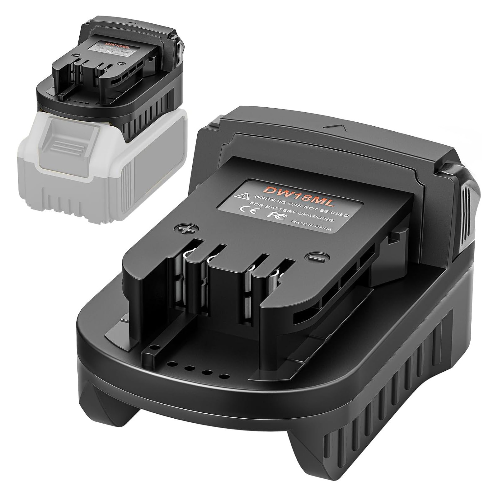 Battery Adapter for Dewalt 20V Batteries Convert to Milwaukee M18 18V Tools gallery