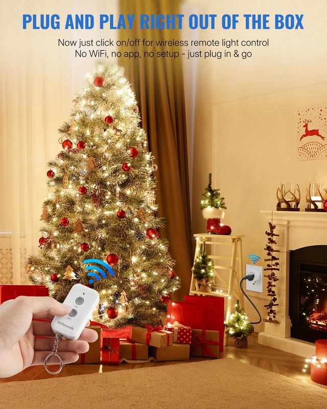 Remote Control Outlet Plug, Wireless Remote On Off Switch for Outlet, Remote ... gallery