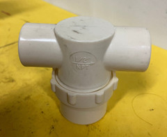 Inline Strainer: Nylon, 1/2 in, NPT, 2 5/8 in Ht, 3 in Lg