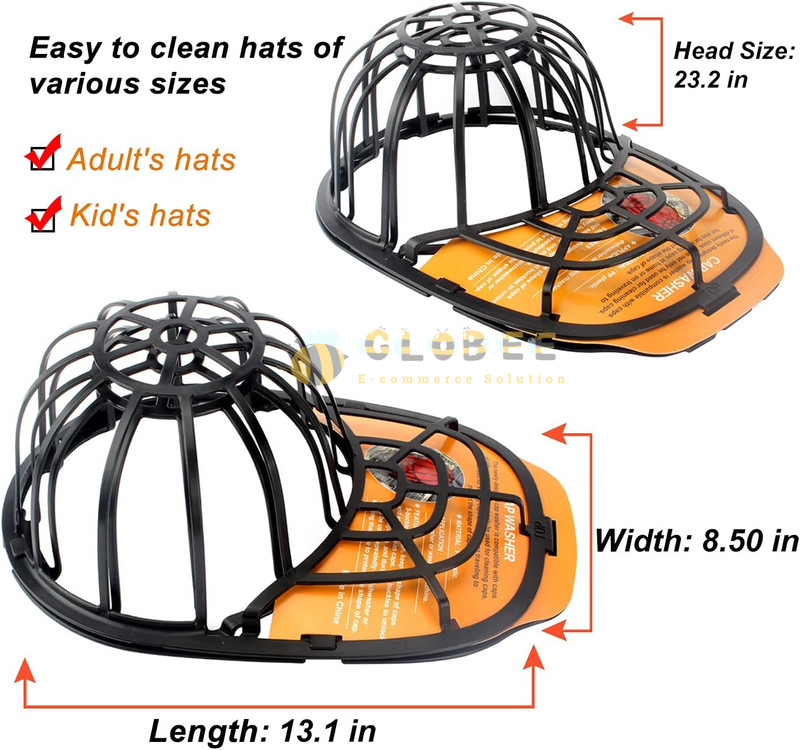 Hat Washer Baseball Cap Cleaner Protector Machine Washing Cage Cap Holder Frame gallery