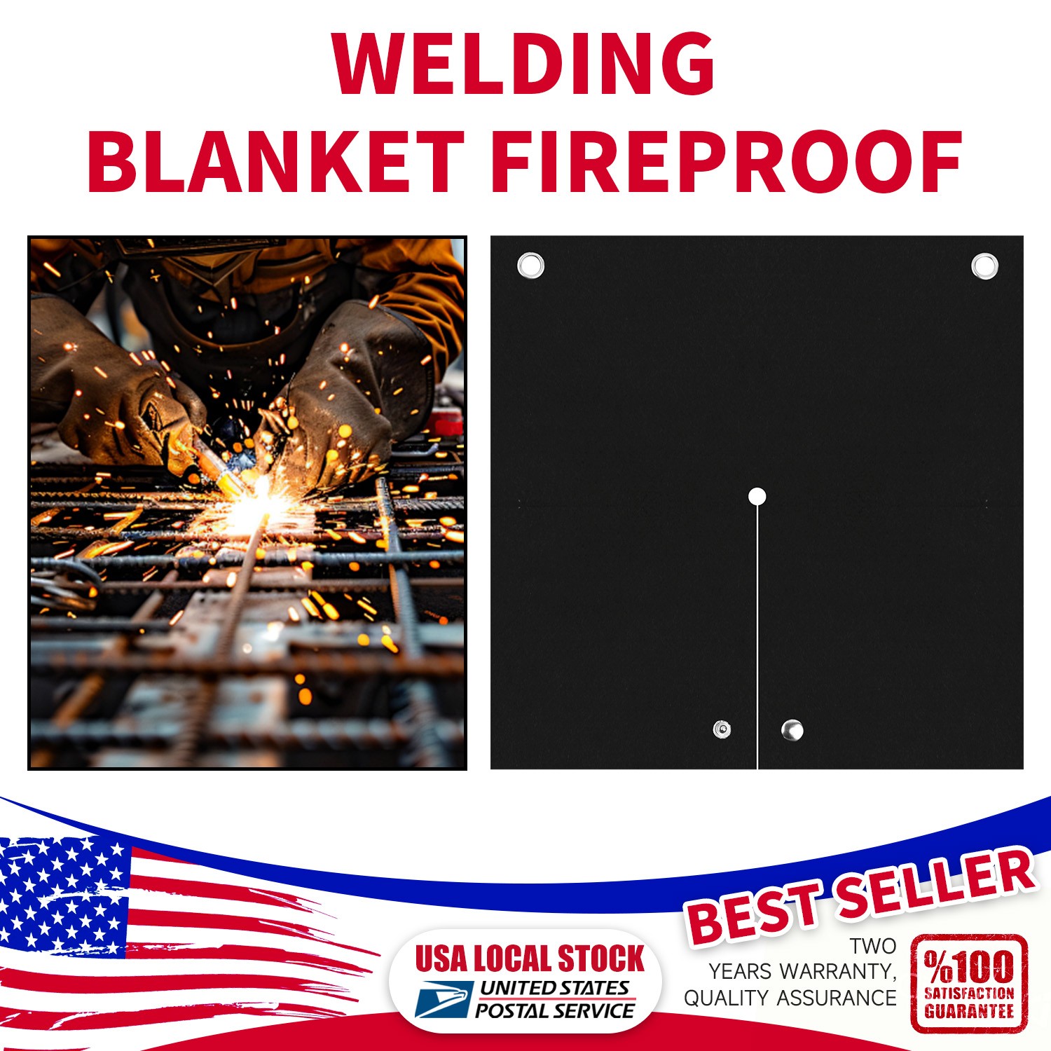 6mm Thick Fireproof mat FITS Welding table cover, fireproof, gas grill blanket gallery