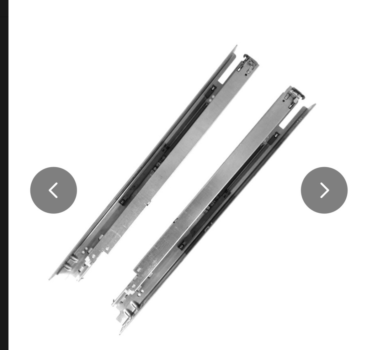 Blum Tandem Plus 563H533 Soft Close Undermount Guides for Kitchen Cabinets gallery