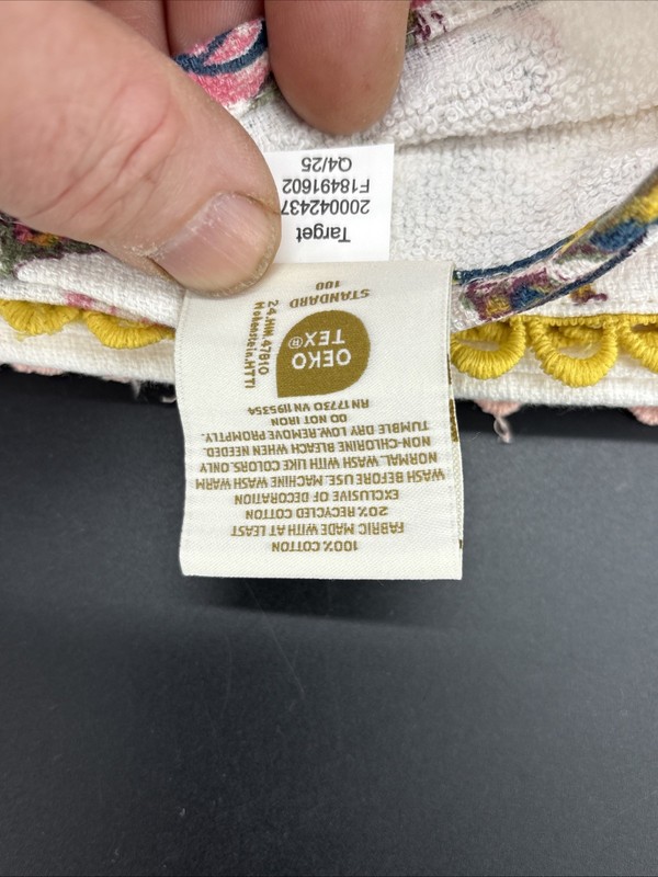 Threshold Easter Floral Kitchen Towels Bunny Rabbit Target New 2 Towels gallery
