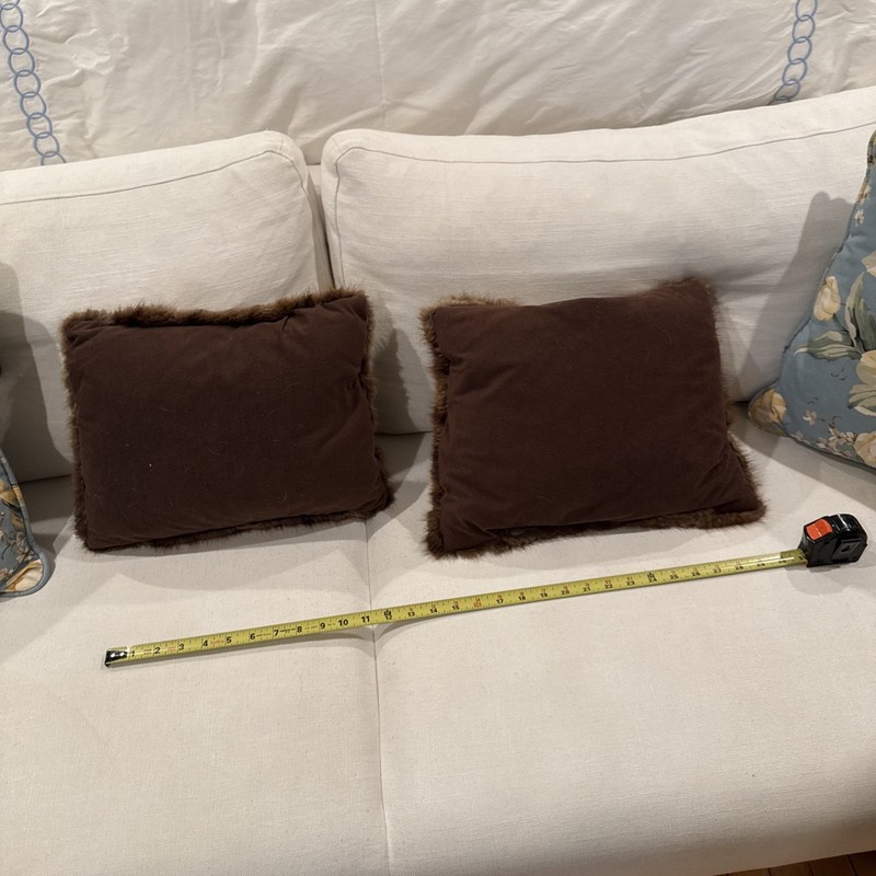 Two Real Mink Pillows gallery