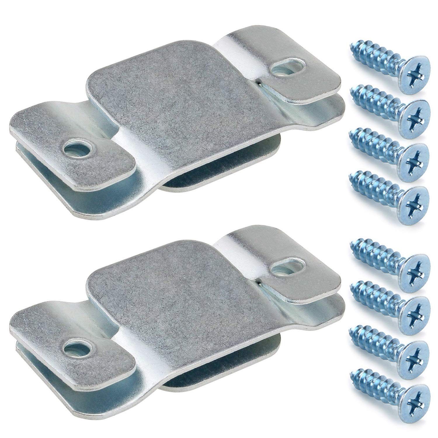Cerpourt Metal Sectional Couch Connectors 3.7" L X 1.8" W X 2 Mm H, Silver gallery