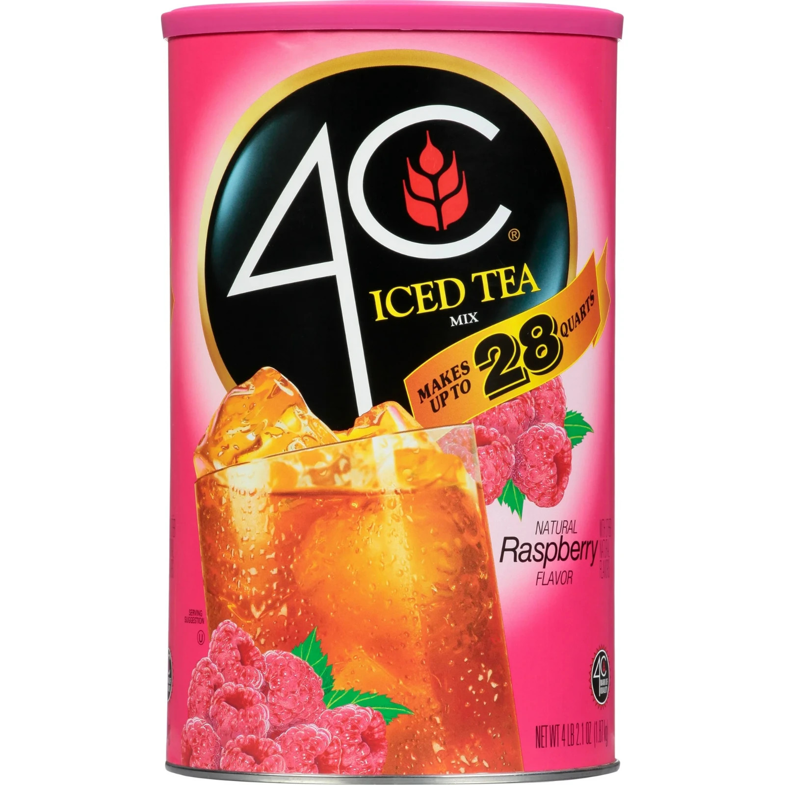 4C Raspberry Iced Tea Mix, 66.1 oz, 1 Ct.... gallery