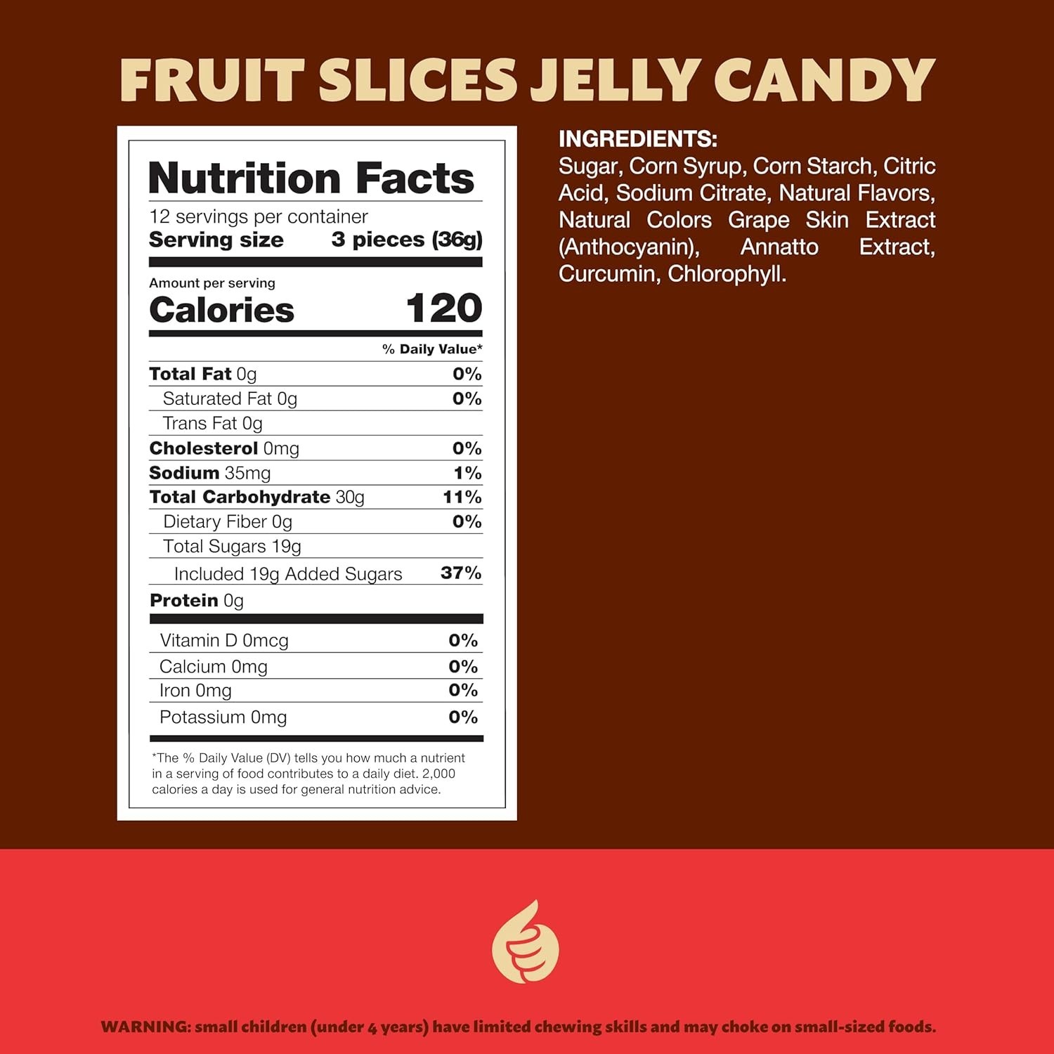 Fruit Slices 1-Pound Bag | Assorted Flavors Jellies | Dye Free Candy gallery