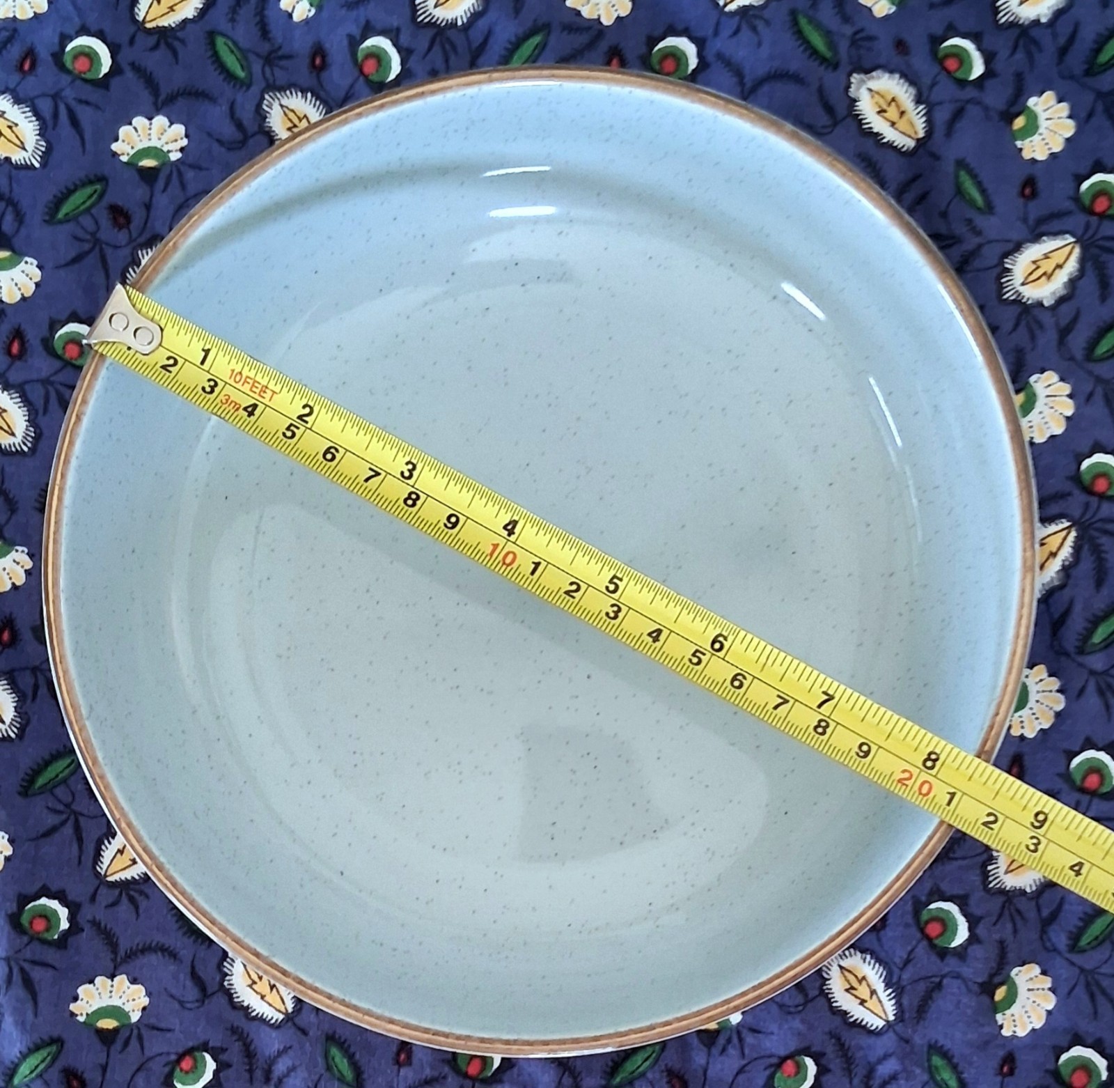 Over and Back Options Stoneware 8 1/4" Pasta Dinner Bowl Light Blue Speckle gallery