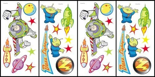 Toy Story Buzz Lightyear Self Stick Wall Decals 4 Sheets Room Decor Disney Home gallery