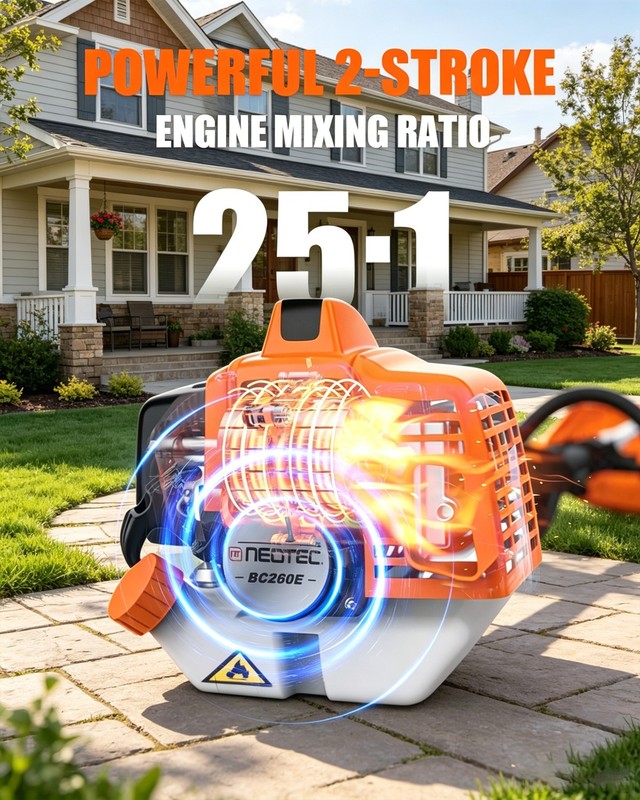 26CC 6 in 1 2-Stroke Grass String Trimmer Brush Cutter Gas Trimmer Weed Eater US gallery