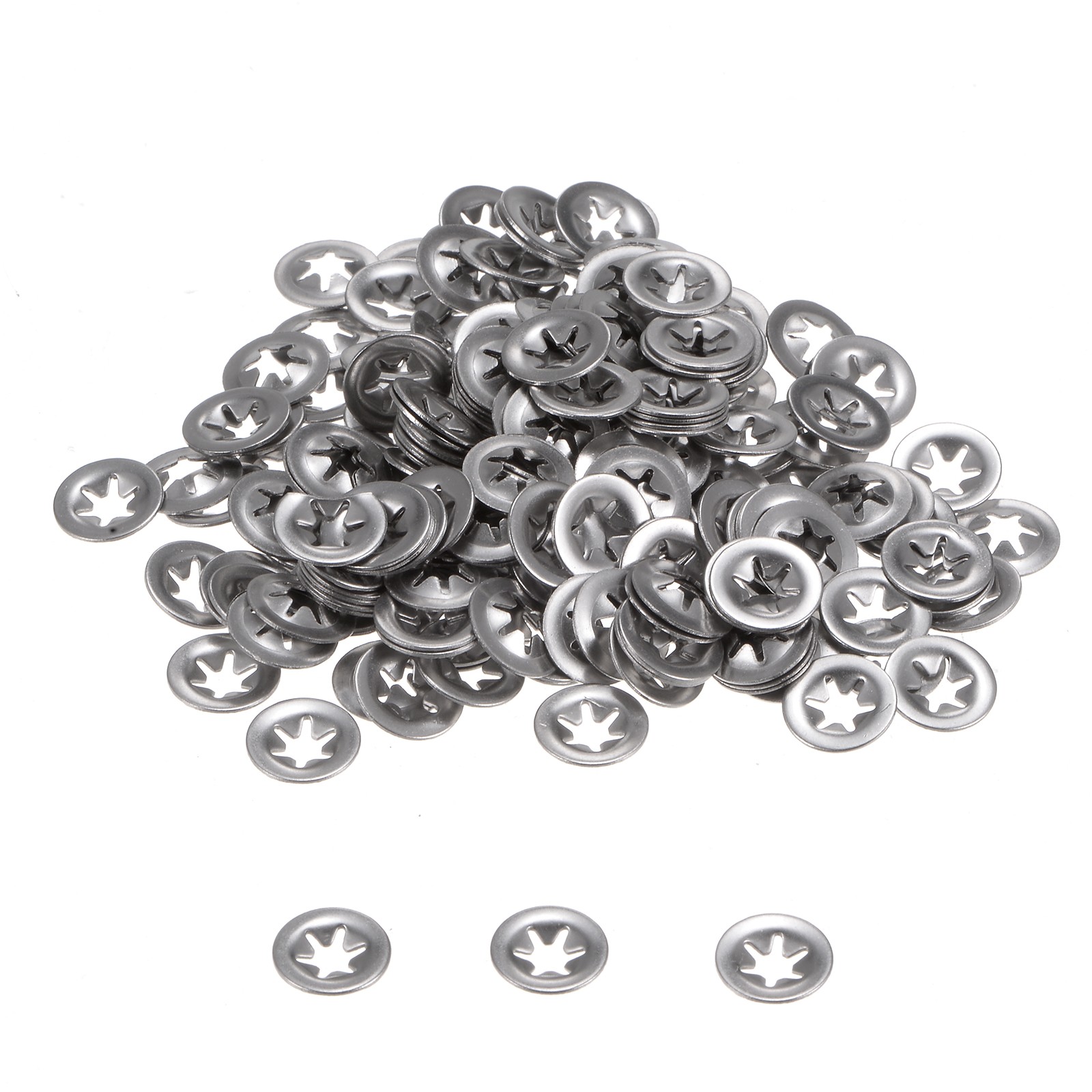 200pcs Internal Tooth Lock Washers M3 x 9mm Push on Locking Washers gallery