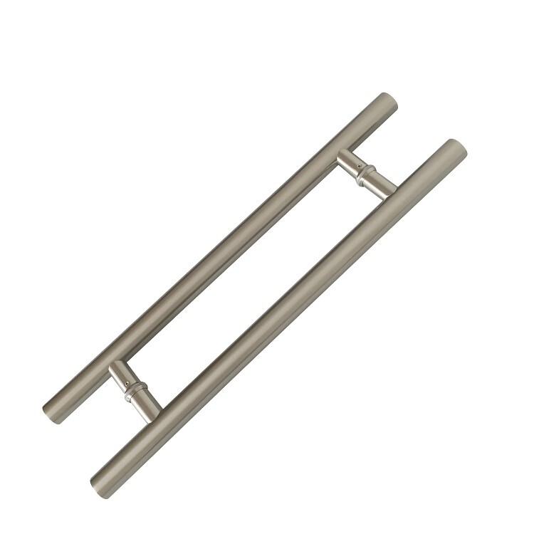 Door long Pull Pulls Entry T Bar Handle Stainless Steel Entrance Round 18" -70'' gallery