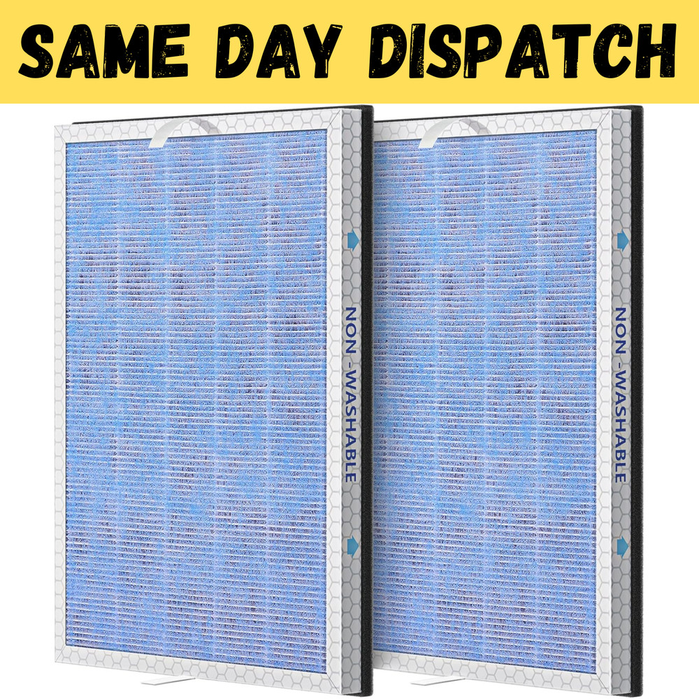 2 PACK MSA3/MSA3S True HEPA Replacement Filter Compatible with Membrane