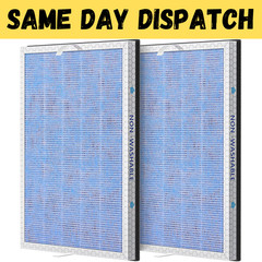 2 PACK MSA3/MSA3S True HEPA Replacement Filter Compatible with Membrane