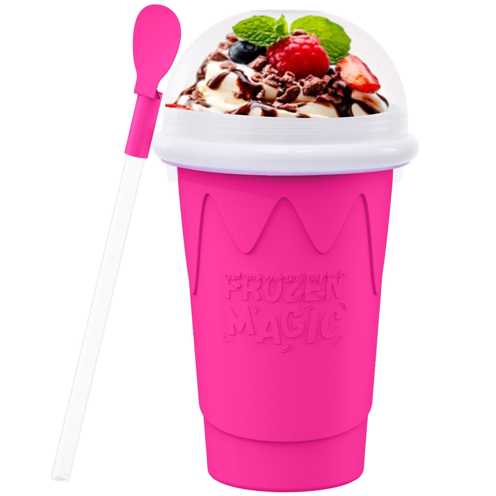 500ML Slushie Maker Cup DIY Magic Slushy Maker Squeeze Cups, Portable Smoothi... gallery