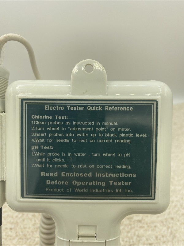 Electro Tester PH & Chlorine Meter Tester For Pool & Spa gallery