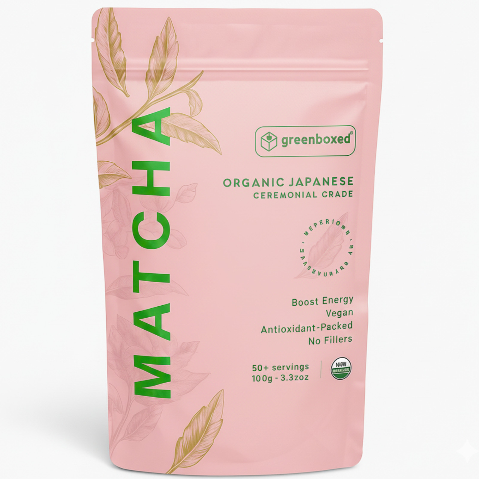 Organic Ceremonial Matcha Green Tea Powder - 100g - Japanese First Harvest gallery