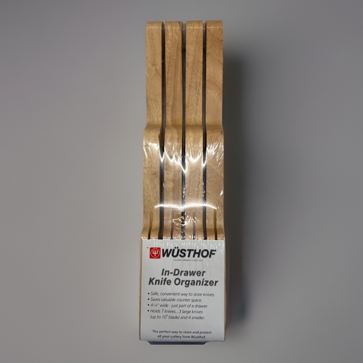 WUSTHOF In-Drawer 7 Knife Organizer Item #8000 New Sealed Kitchen 17” X 4 1/4” gallery